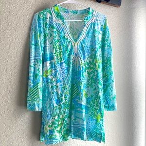 Lilly Pulitzer Kaia Knit Tunic Top Size Med